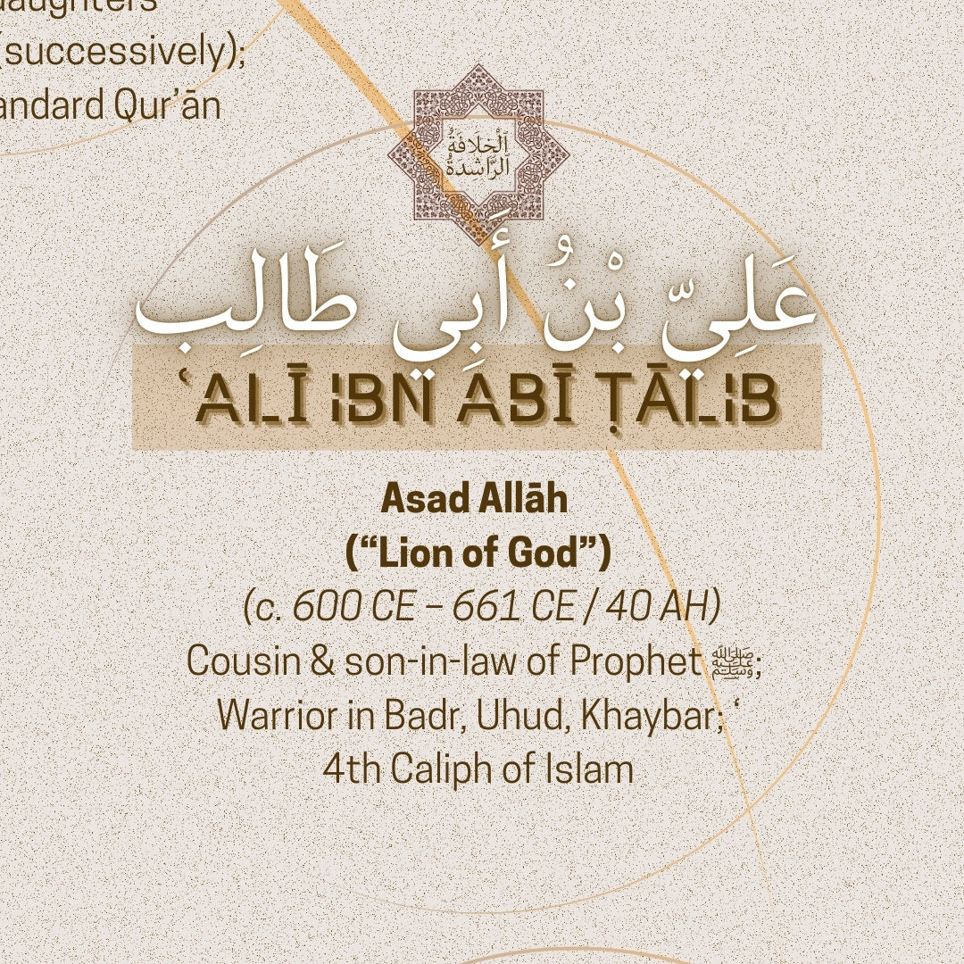 [Digital Download] Poster Of The Ten Companions Promised Paradise  (العشرة المبشّرون بالجنة)