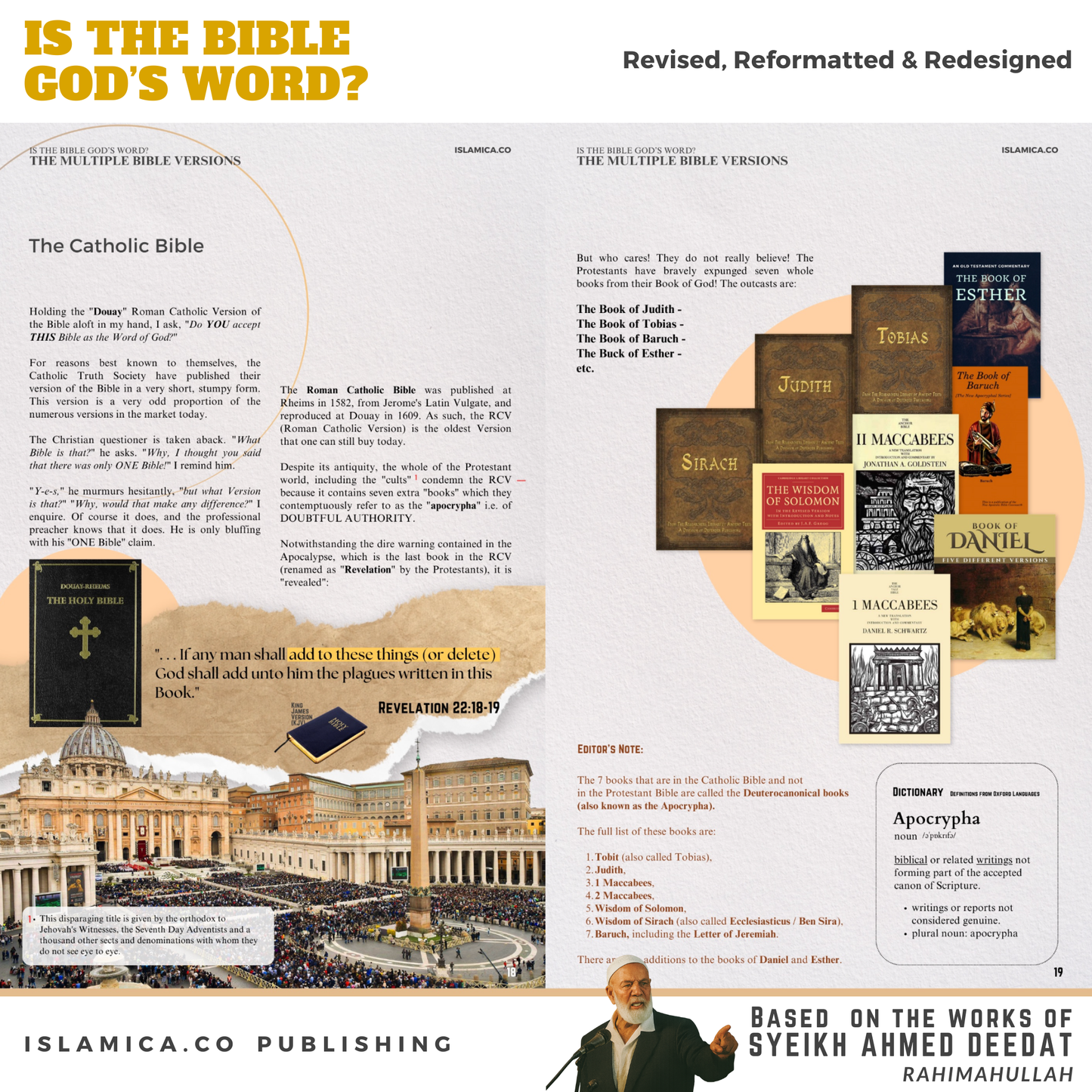 [E-Book] Is The Bible God's Word? - Ahmed Deedat