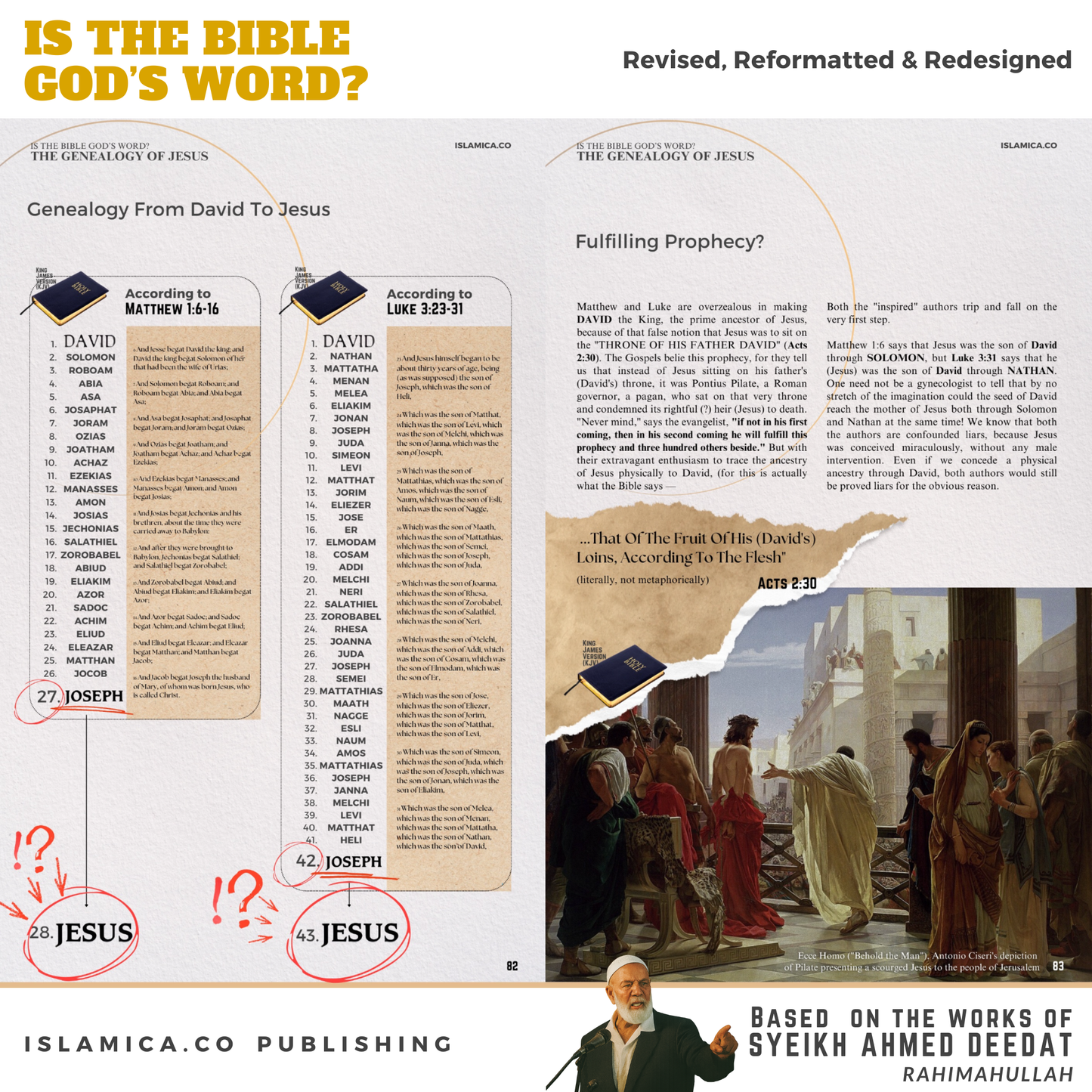 [E-Book] Is The Bible God's Word? - Ahmed Deedat