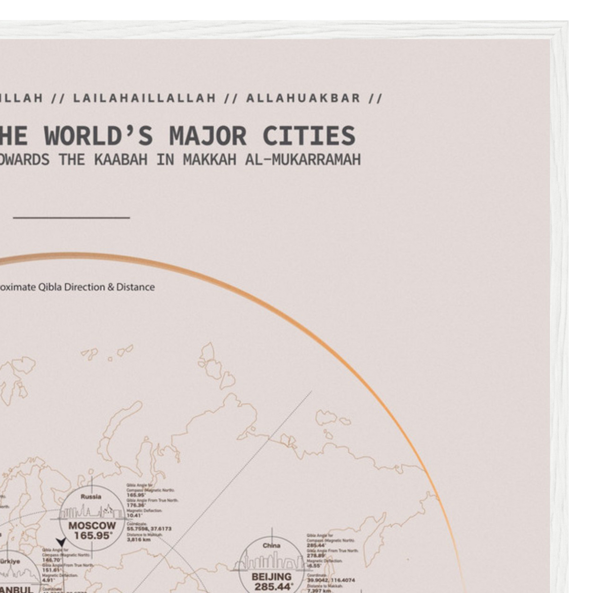 [Digital Download] The Qibla Of The World’s Major Cities